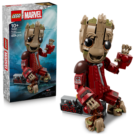LEGO Marvel Ravager Jumpsuit Groot Building Toy (76341)