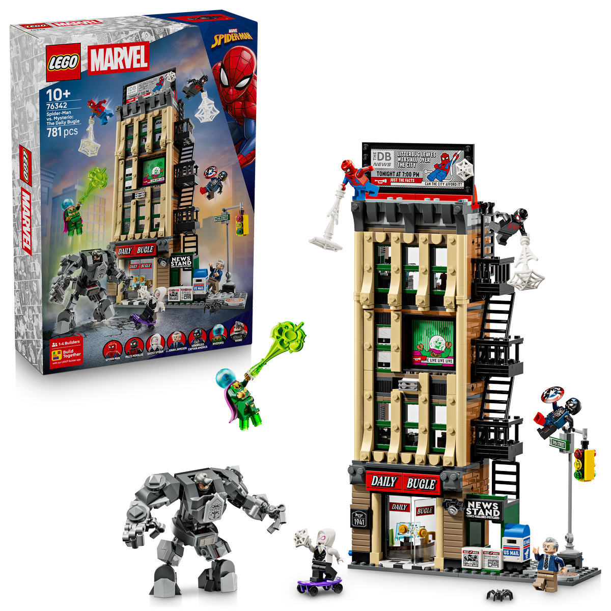 LEGO Marvel Spider-Man vs. Mysterio: The Daily Bugle (76342)