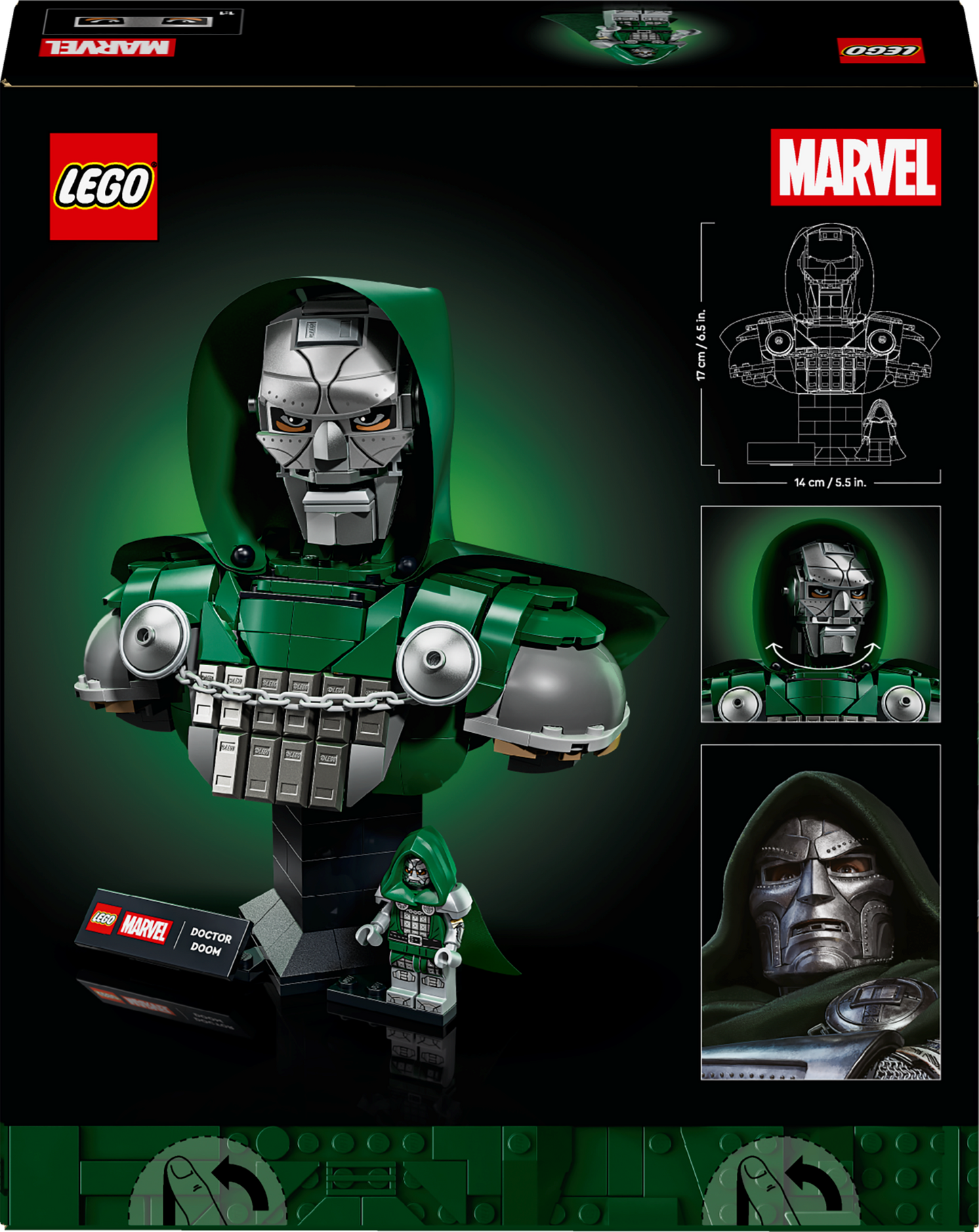 PRE-ORDER - LEGO Marvel: Doctor Doom Bust (76345)