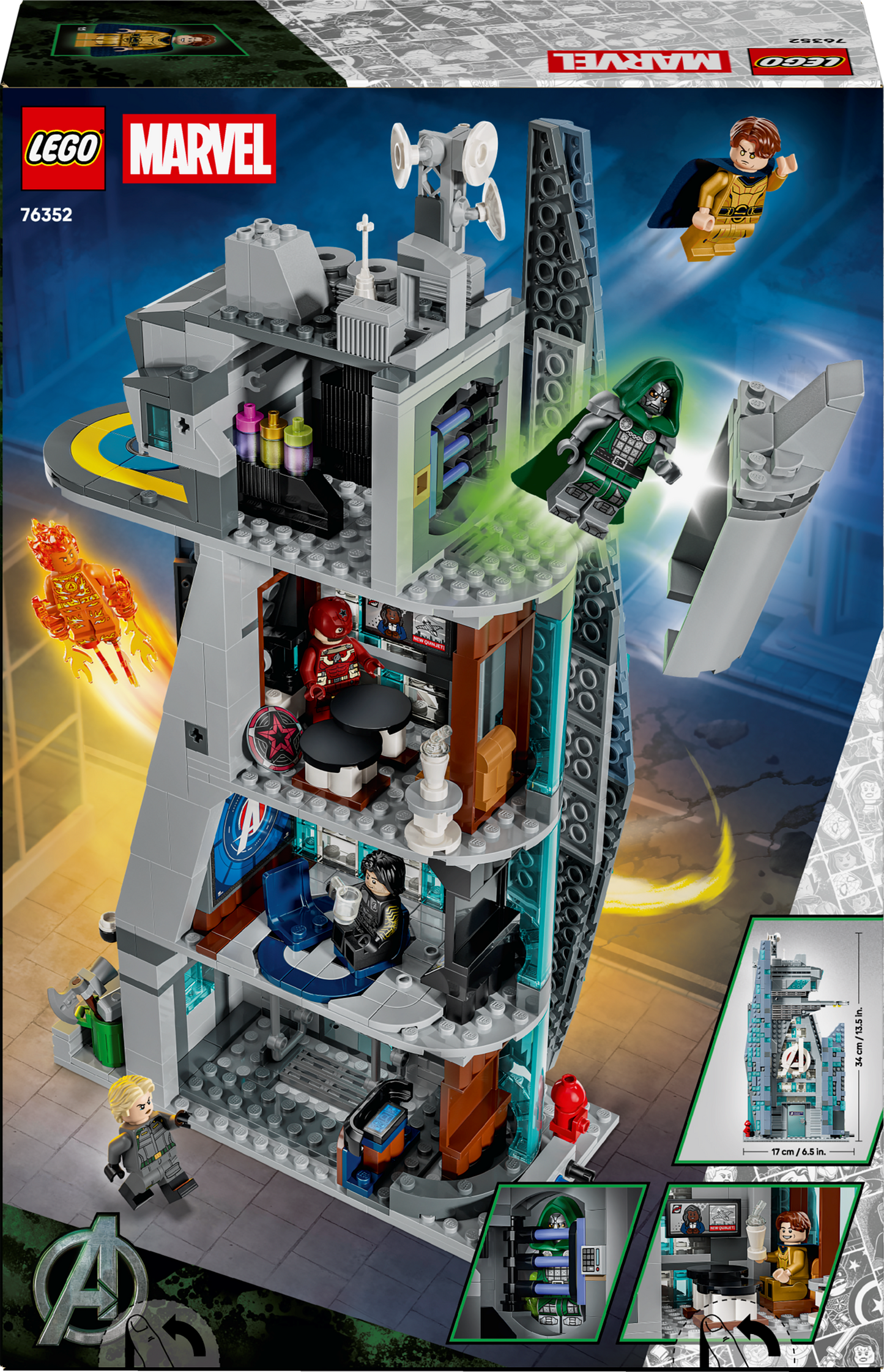 PRE-ORDER - LEGO Marvel: Avengers: Doomsday New Avengers Tower (76352)