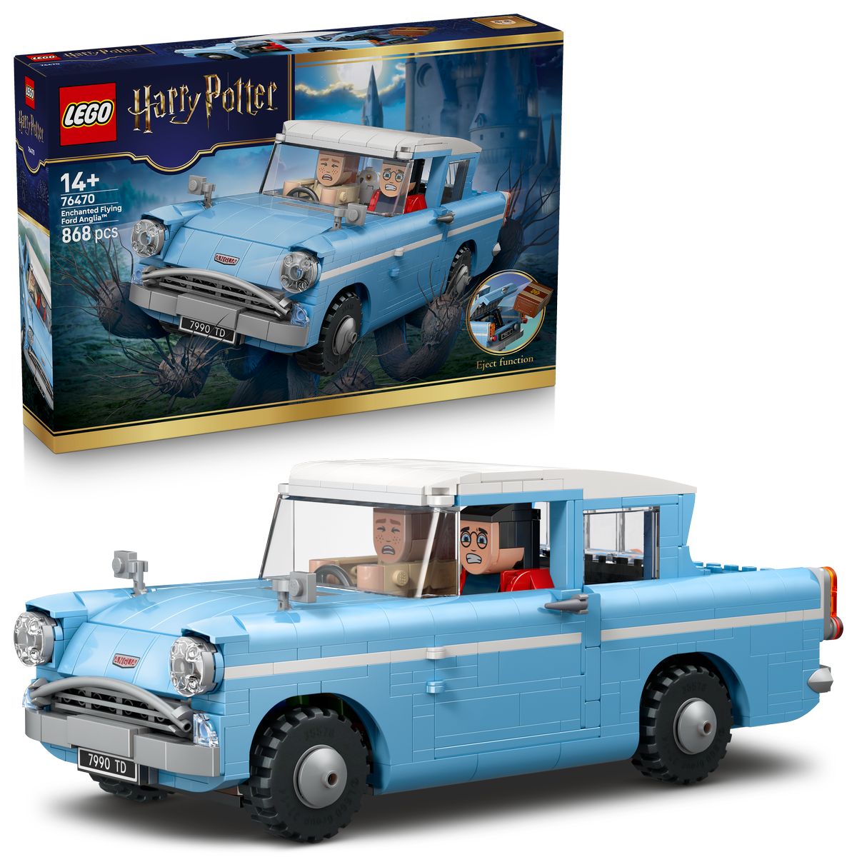 LEGO Harry Potter Enchanted Flying Ford Anglia™ Toy (76470)