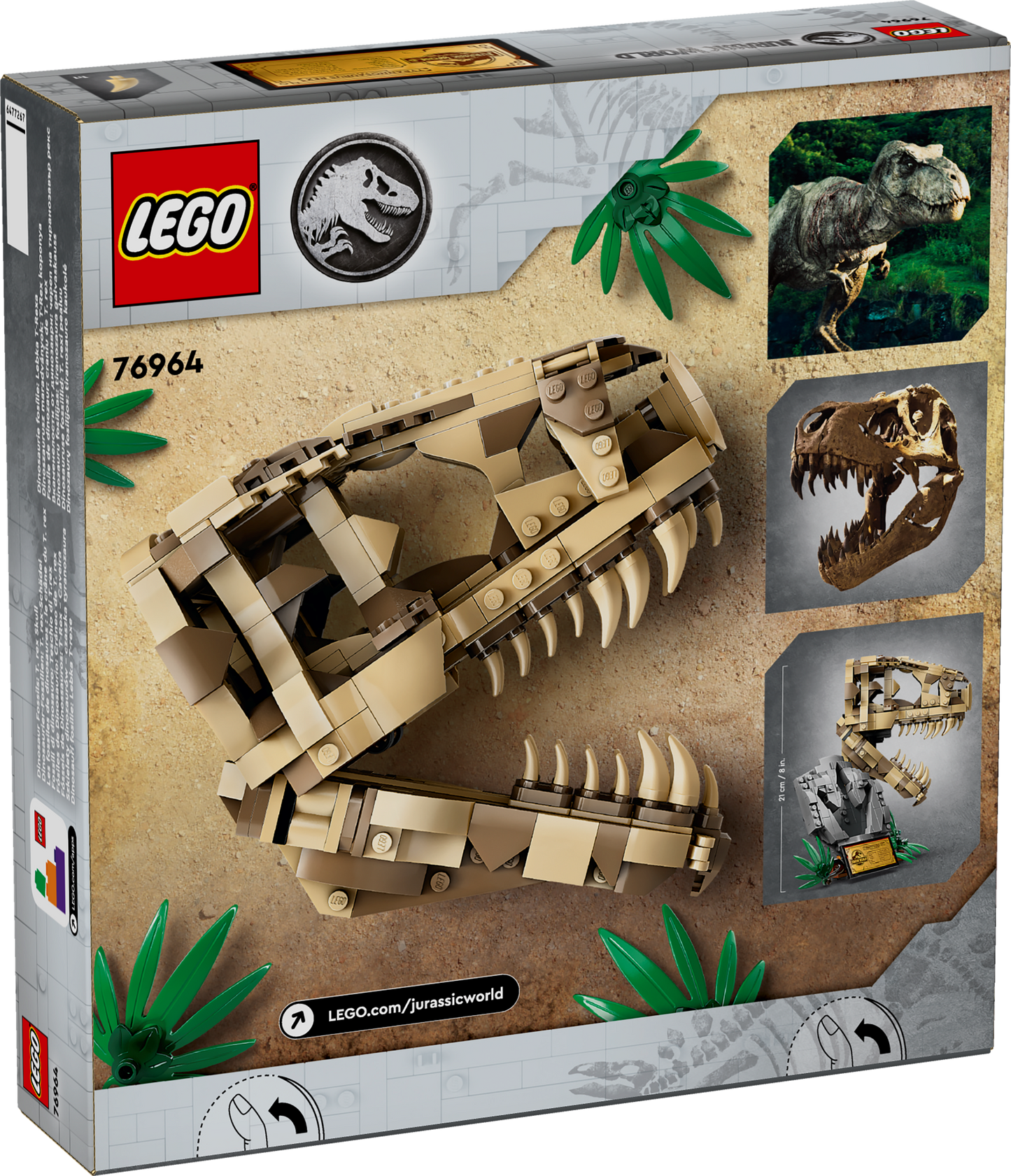 LEGO Jurassic World: Dinosaur Fossils: T. rex Skull (76964)