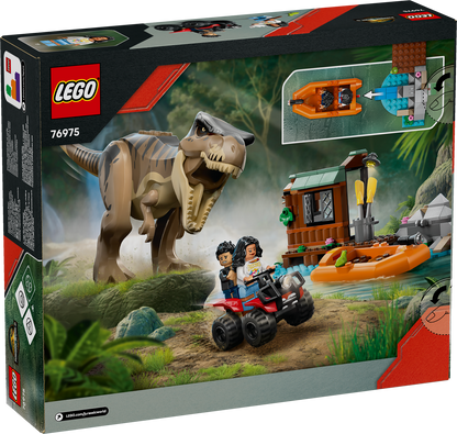LEGO | Jurassic World T. rex River Escape, Dinosaur Toy (76975)