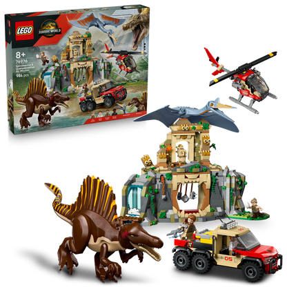 PRE-ORDER! LEGO | Jurassic World Spinosaurus & Quetzalcoatlus Air Mission (76976)