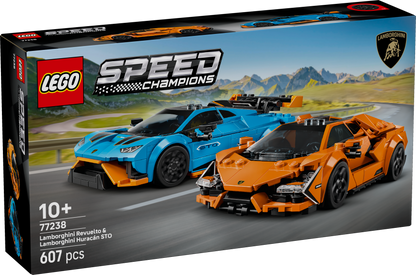 LEGO Speed Champions Lamborghini Revuelto & Huracán STO (77238)