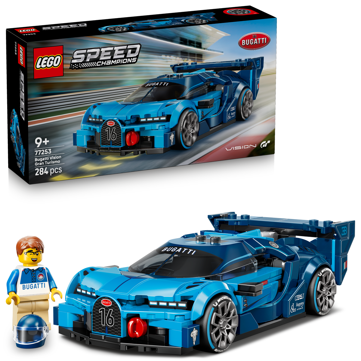 LEGO Speed Champions Bugatti Vision Gran Turismo Hyper Sports Car (77253)