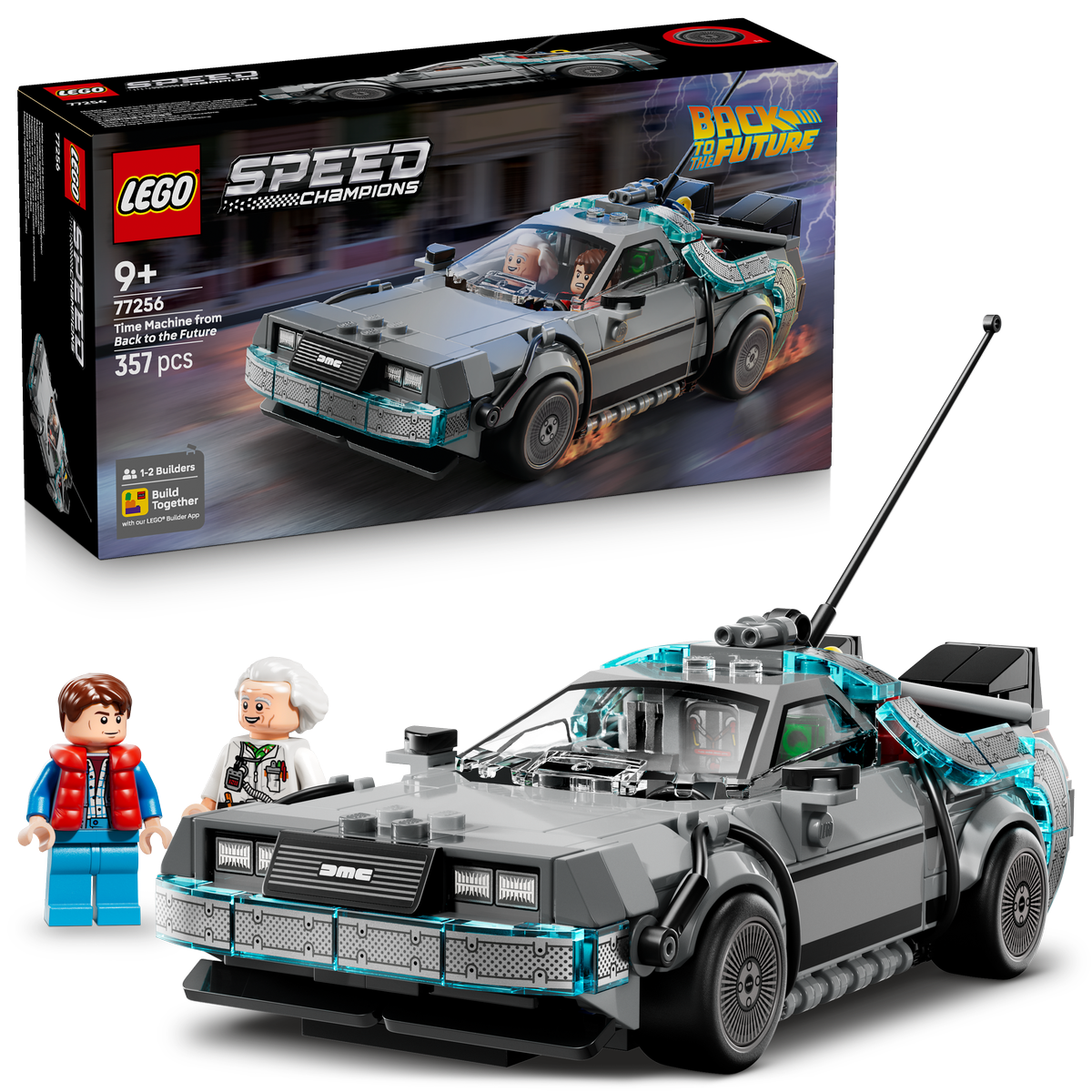 LEGO Speed Champions Time Machine from Back to the Future (77256)