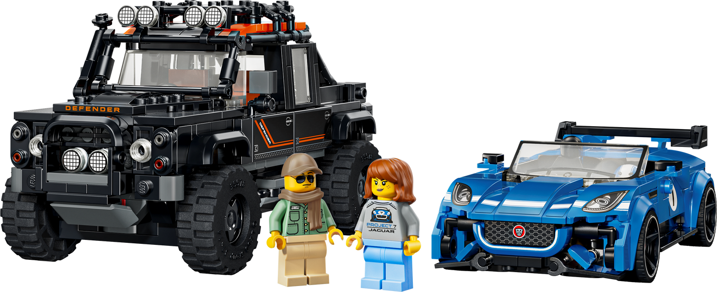 LEGO Speed Champions: Jaguar Project 7 & Land Rover Defender (77264)