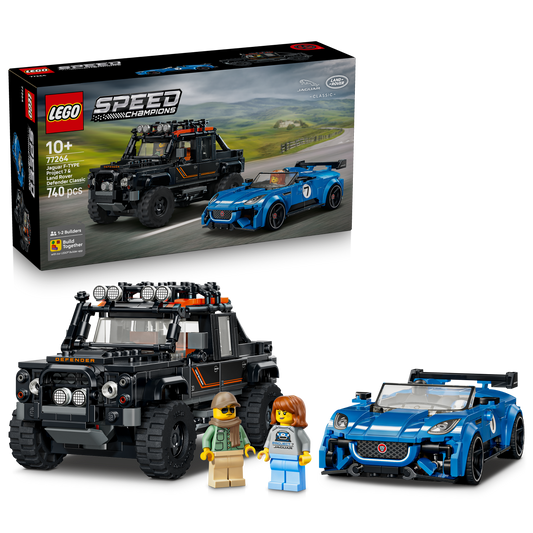LEGO Speed Champions: Jaguar Project 7 & Land Rover Defender (77264)