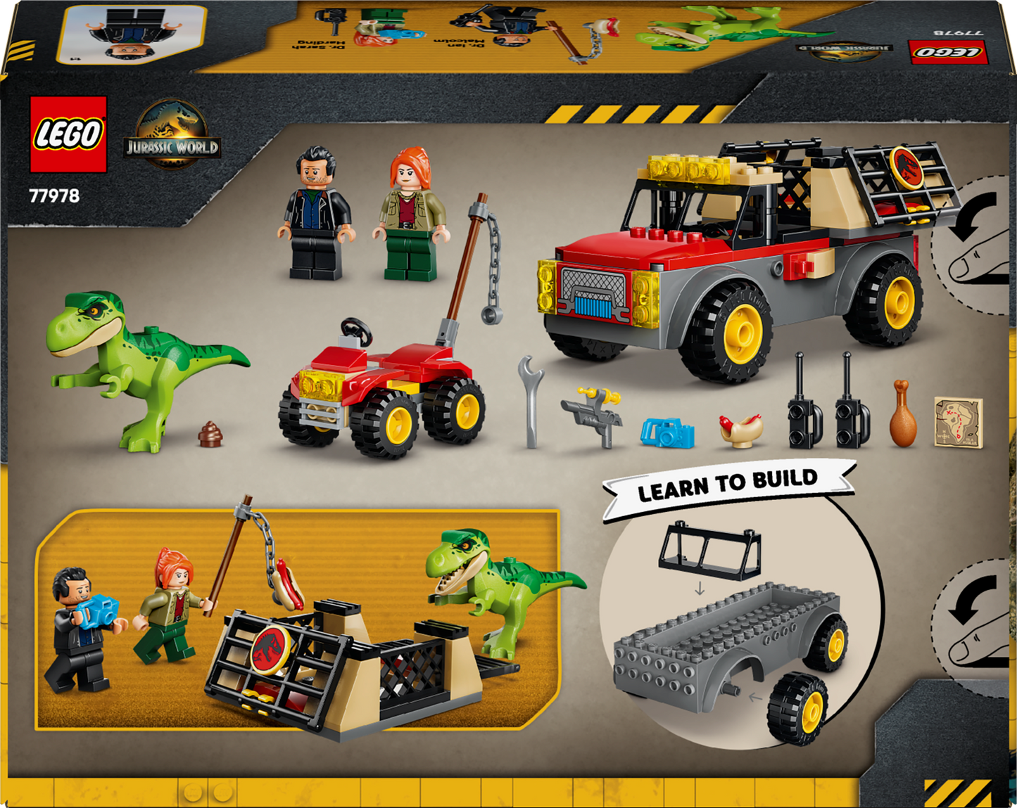 PRE-ORDER - LEGO Jurassic World: Young T. rex Transport Truck (77978)