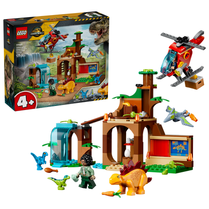LEGO Jurassic World: Velociraptor, Stegosaurus & Pteranodon Rescue (77981)