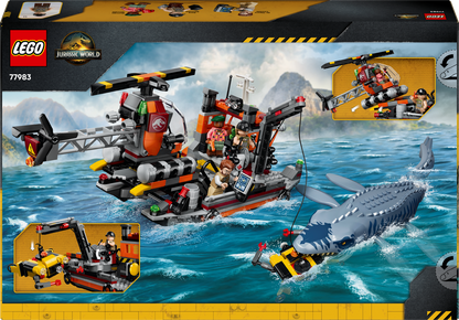 PRE-ORDER - LEGO Jurassic World: Mosasaurus Dinosaur Boat Attack (77983)