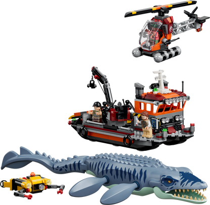 PRE-ORDER - LEGO Jurassic World: Mosasaurus Dinosaur Boat Attack (77983)