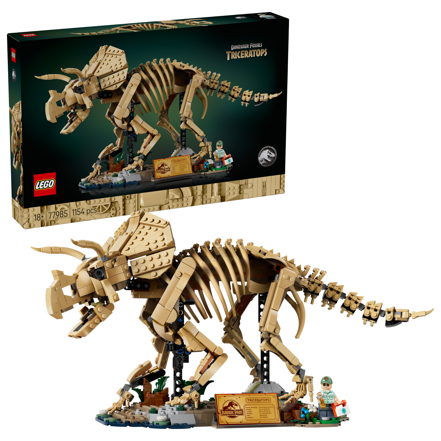 LEGO Jurassic World: Dinosaur Fossils: Triceratops (77985)