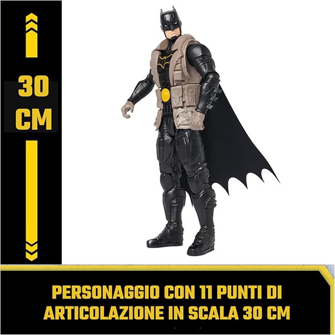 DC Comics, Batman Action Figure, 30-cm Super Hero Action Figure