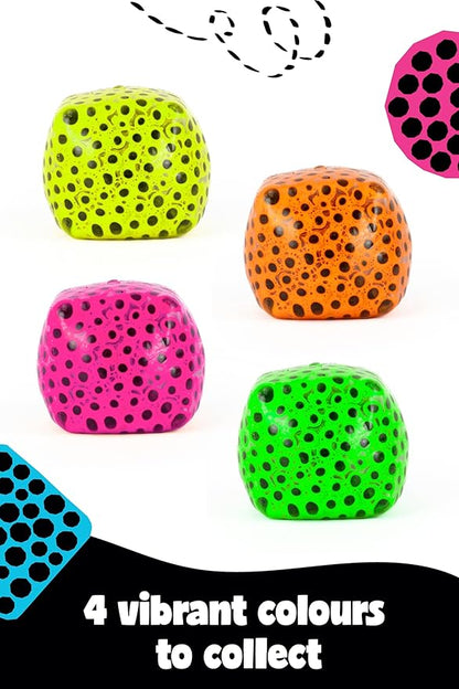 KeycraftBeadz Alive Cube, Sensory Fidget Toy, Stress Relief, Squeeze Toy for Kids