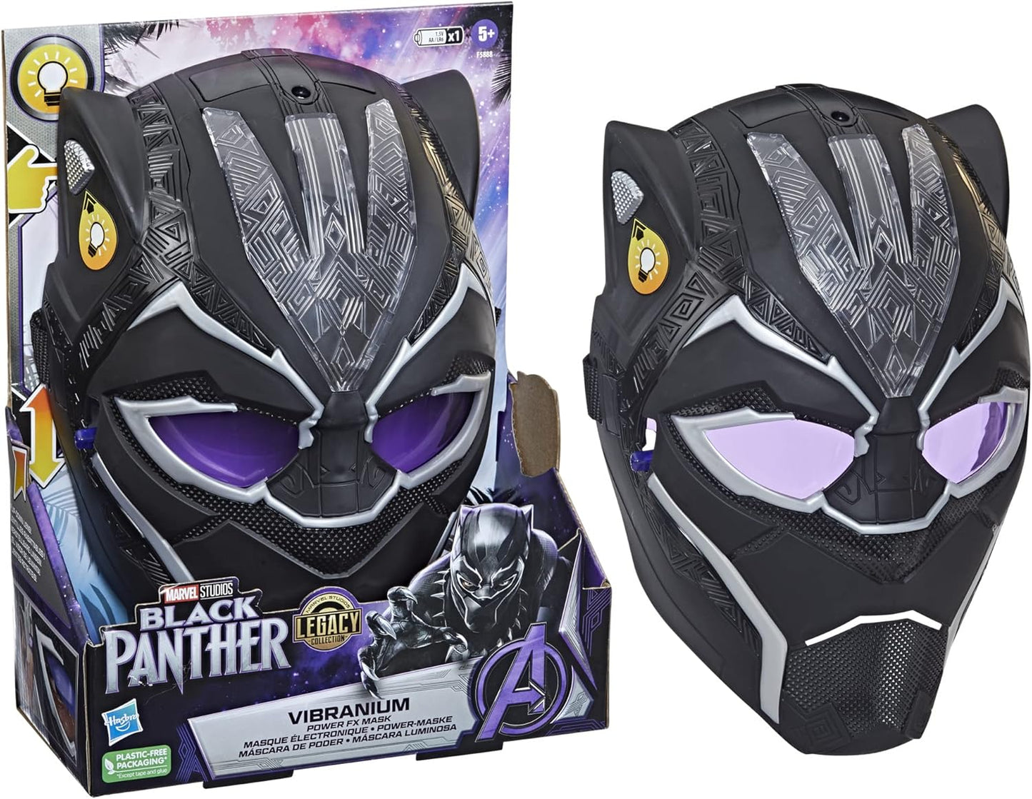 Hasbro Marvel Black Panther FX Mask Studios Legacy Collection - Black