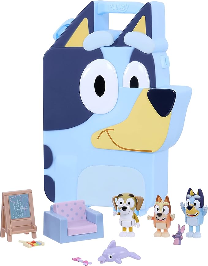 Bluey Deluxe Collector Case With 2.5-3 inch Figures