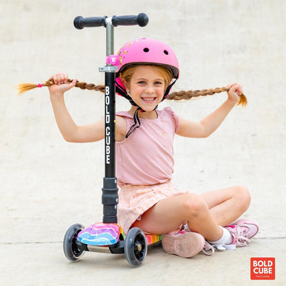 BOLDCUBE Big Fold | Three Wheel Scooter for Children | Astro Dream