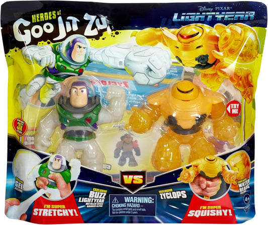 Heroes of Goo Jit Zu Buzz Lightyear vs. Zyclops Super, Squishy & Stretchy