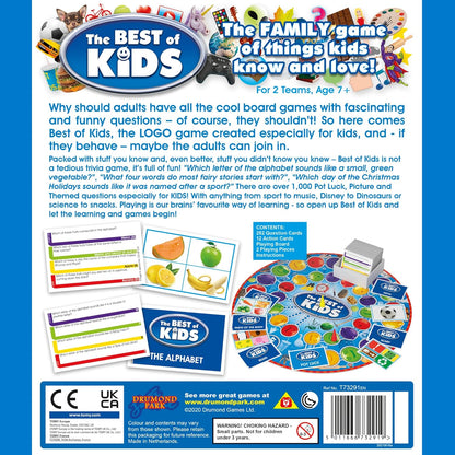 Drumond Park Logo Best Kids Board Game, Family Board Game