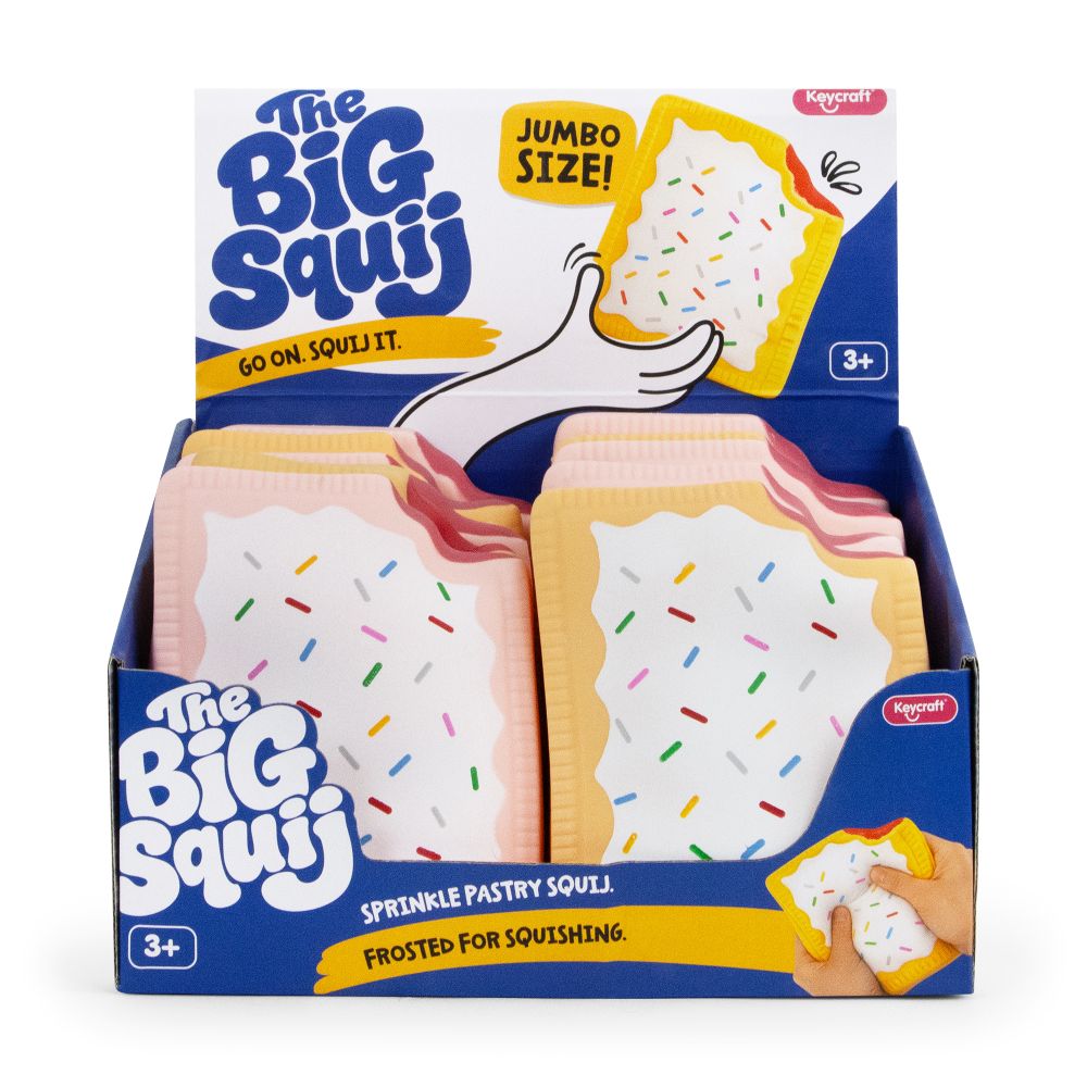 The Big Squij Jumbo Pop-Tart Slow-Rise Squishy Toy - 2 Colours