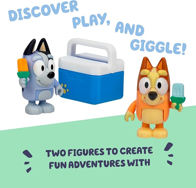 Bluey Let's Play Chef 2-Pack Toy Figure Playset
