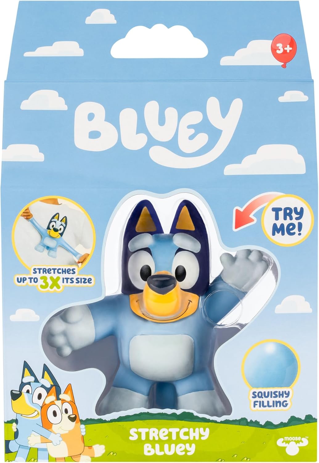 Stretchy Bluey | Super Stretchy Toy Figure Of Bluey with Squishy Filling