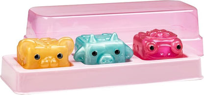 MushyKinz Mini Mystery Shimmer Gemz, Taba Squishy 3-Pack