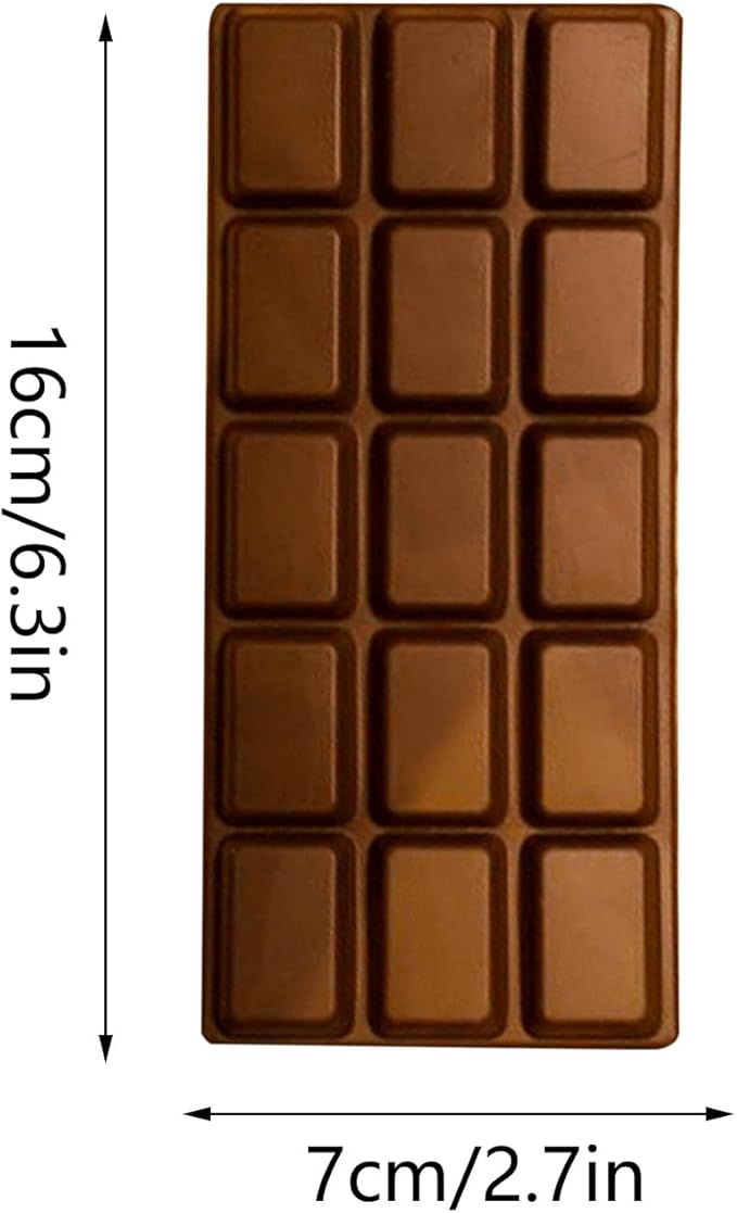Chocolate Squeeze Fidget Toy, Chocolate Shaped Slow-Rising Squishy Stress Relief - Single Pack