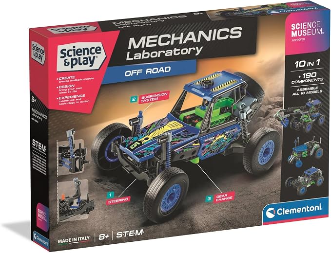 Clementoni: Science & PLay - Off-Road Vehicle Builder Set