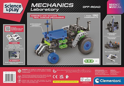 Clementoni: Science & PLay - Off-Road Vehicle Builder Set