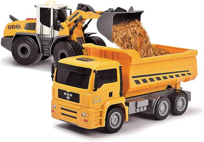 Dickie Toys Construction Twin Pack with Light and Sound