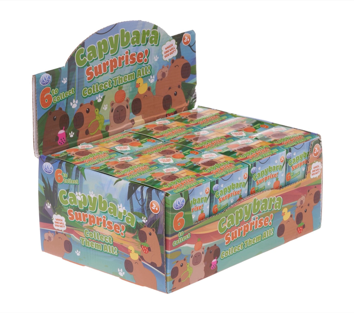 Capybara Surprise Blind Box 8cm - 6 Assorted