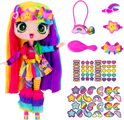 John Adams Decora Girlz | Sticker ‘n’ Style 11" Collectable Fashion Doll - Decora