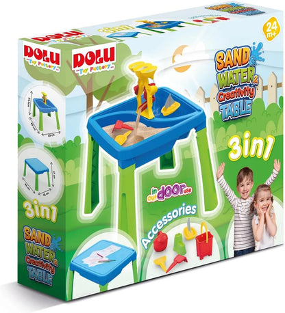 Sand and Water 3 in 1 Creativity Table From 2 Years Garden Toys Water Table