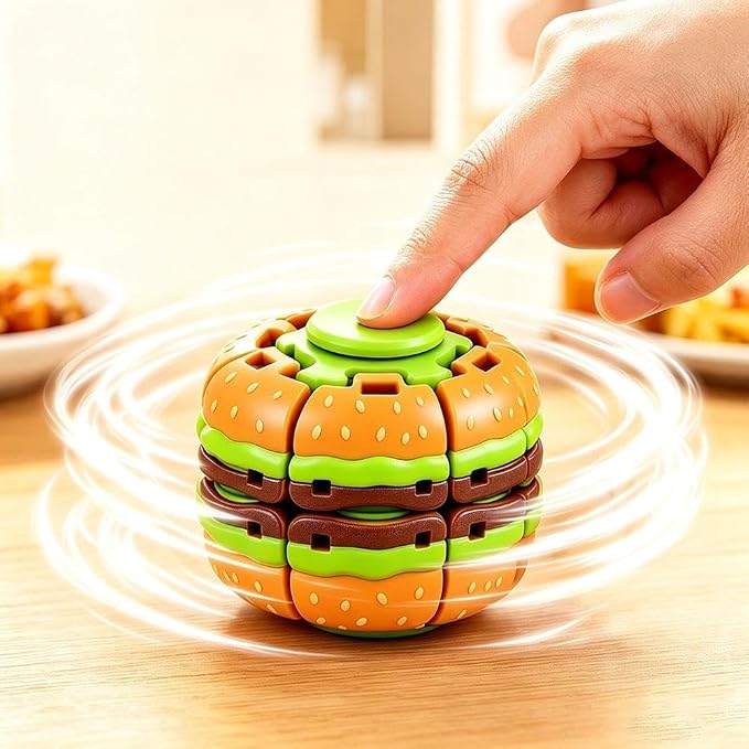 Spinables - 360 Spinning Fidget Burger