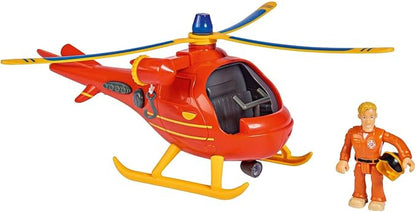 Simba Fireman Sam Set: Wallaby Helicopter + Police Quad & Figures