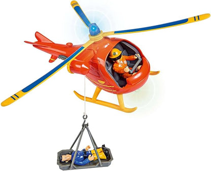 Simba Fireman Sam Set: Wallaby Helicopter + Police Quad & Figures