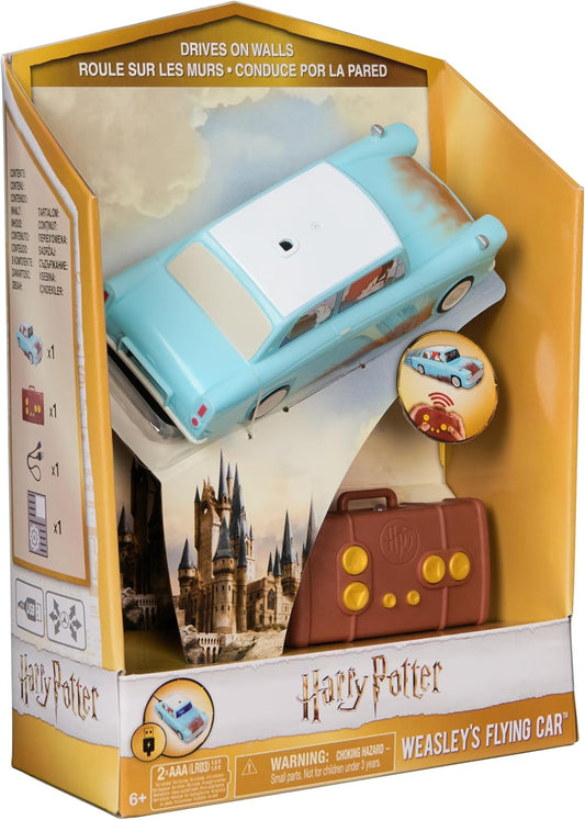 Wizarding World Harry Potter, Weasley’s Flying Remote Control Car with Zero Gravity Technology, Drives Indoors on Walls & Floors