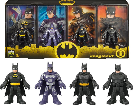 Fisher-Price Imaginext DC Super Friends Batman Toys 85th Anniversary 4 Pack