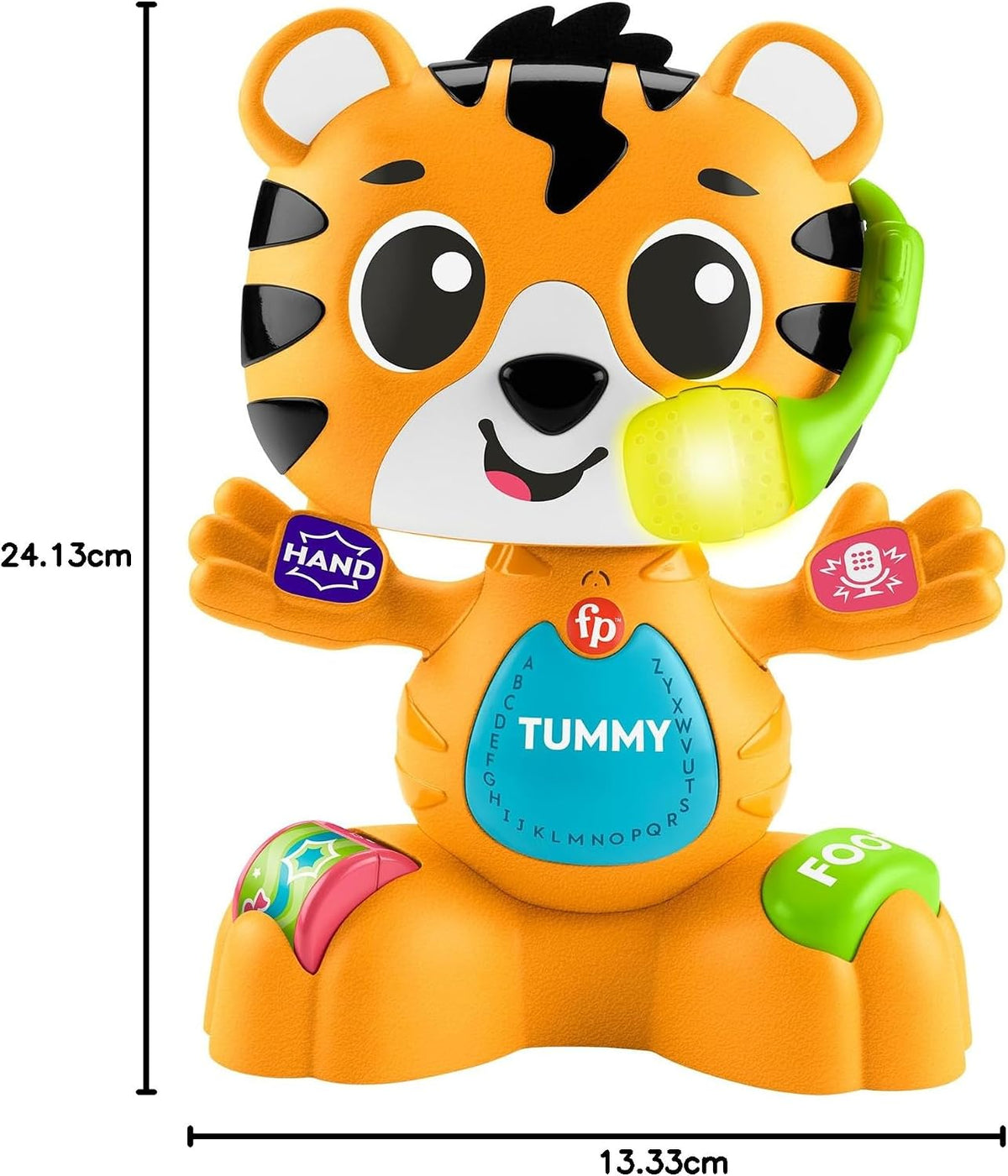 Fisher-Price Link Squad - Bop & Grove Tiger Moving Education Baby Toy