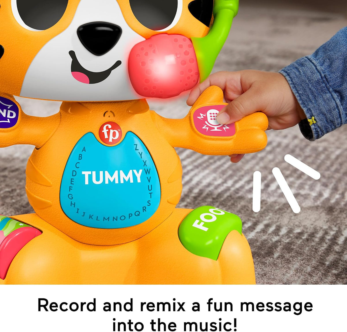 Fisher-Price Link Squad - Bop & Grove Tiger Moving Education Baby Toy
