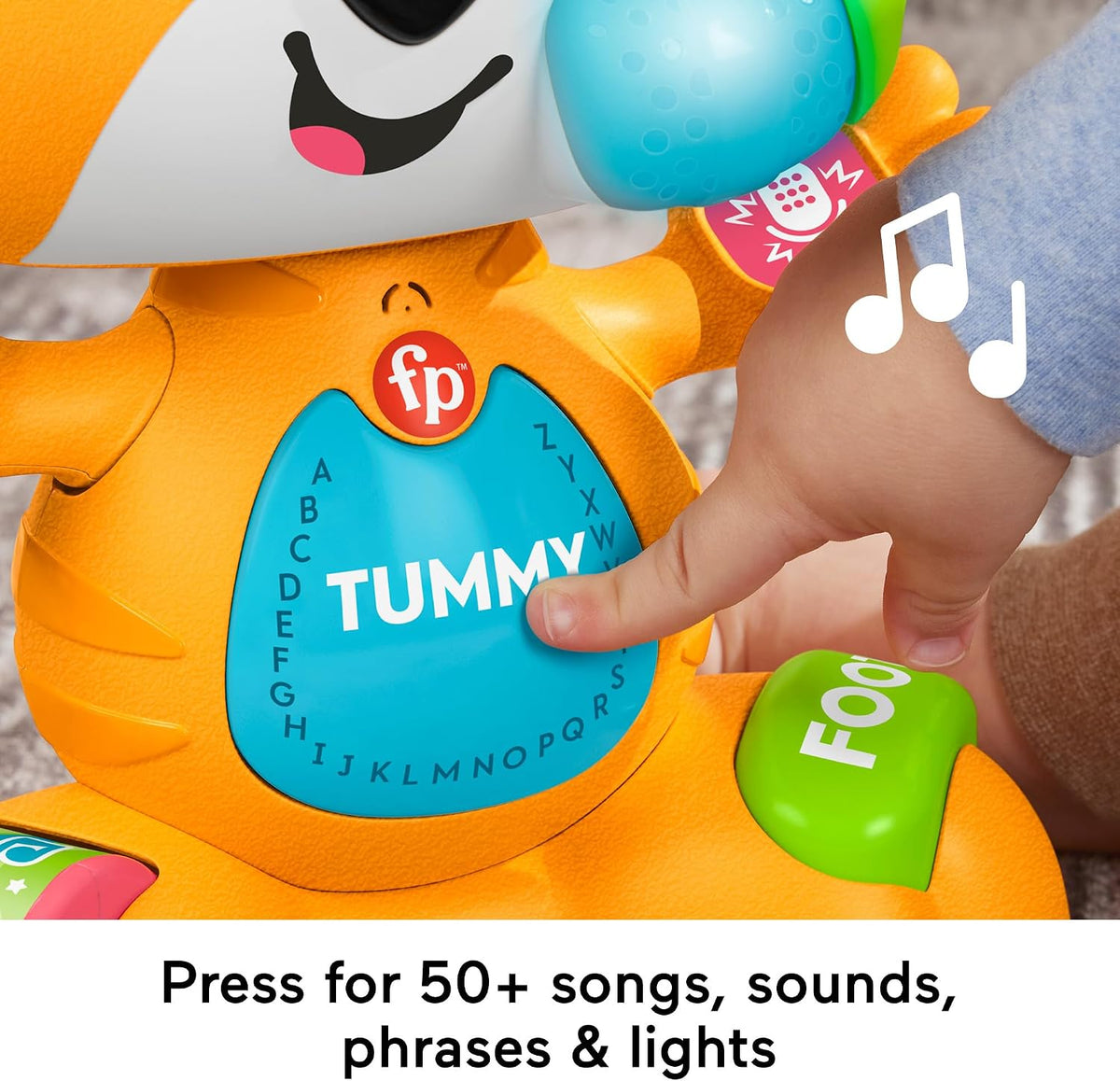 Fisher-Price Link Squad - Bop & Grove Tiger Moving Education Baby Toy