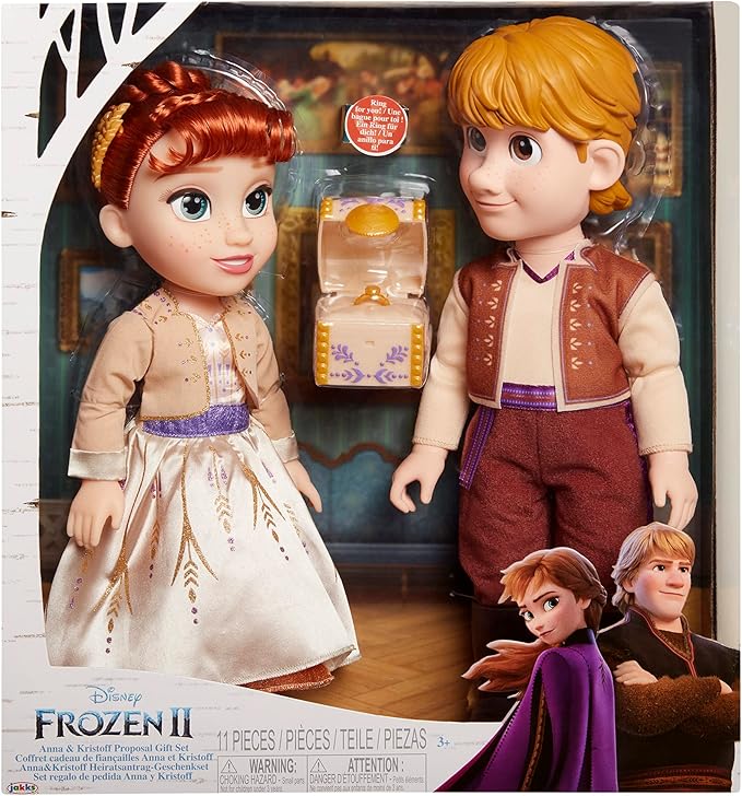 Frozen 2: Anna & Kristoff Dolls, Proposal Gift Set