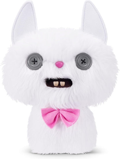 Fuggler Alley Cats 9-Inch Plush Toy (Cheezee) White by ZURU – Funny Ugly Monster Stuffed Animal