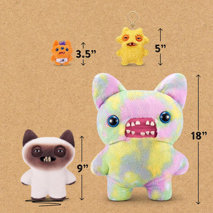 Fuggler Alley Cats 9-Inch Plush Toy (Yawper) by ZURU – Funny Ugly Monster Stuffed Animal