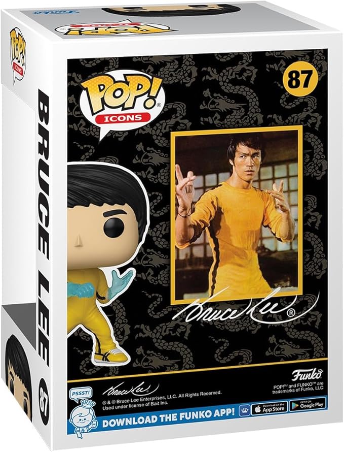 Funko Pop! Icons: Bruce Lee - Vinyl Collectible Figure (87)