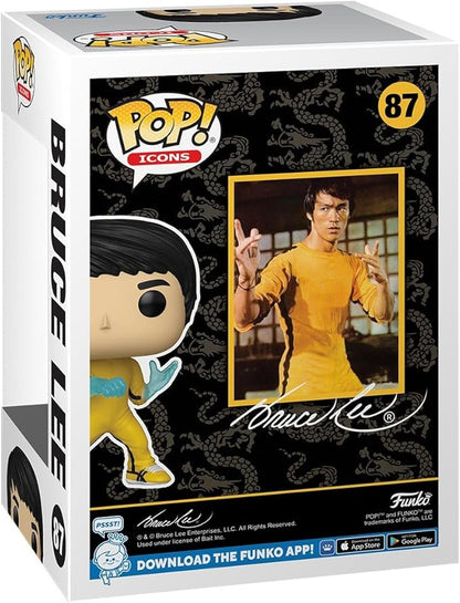 Funko Pop! Icons: Bruce Lee - Vinyl Collectible Figure (87)