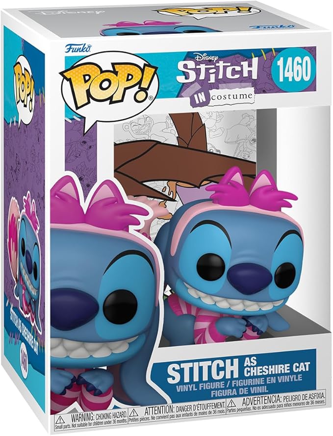 Funko POP! Disney: Stitch In Costume - Cheshire Cat Stitch Collectable Vinyl Figure (1460)
